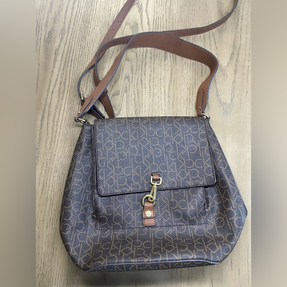 Calvin Klein Women Backpack Brown Purse